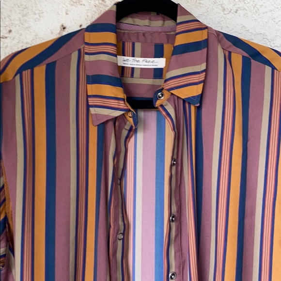 Free People All Smiles Shirt Size Small - Picture 3 of 7